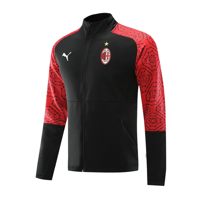 Chaqueta del AC Milan 2020-21 Negro y Rojo - Haga un click en la imagen para cerrar